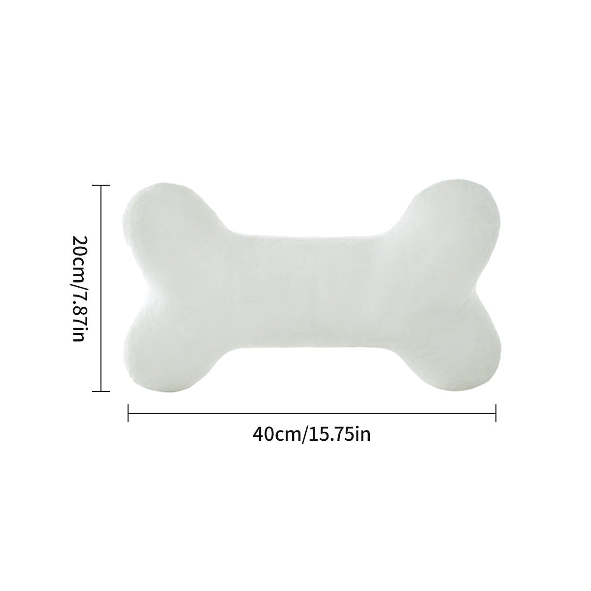 Plush Bone-Shaped Pet Pillow: Durable Interactive Toy & Soft Calming Cushion for Dogs and Cats - Perfect for Napping and Playtime
