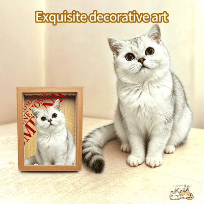 Personalized Pet Photo Frame Light -A heartwarming home decor gift designed especially for pet lovers