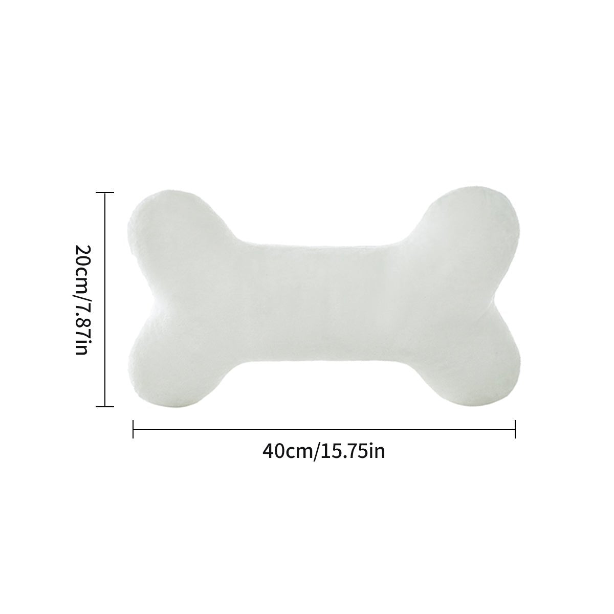 Soufamia Cozy Bone-Shaped Plush Pillow | Playful & Comforting Decor - Soufamia