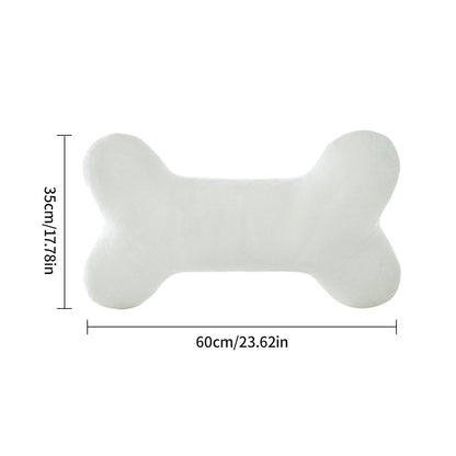 Soufamia Cozy Bone-Shaped Plush Pillow | Playful & Comforting Decor - Soufamia