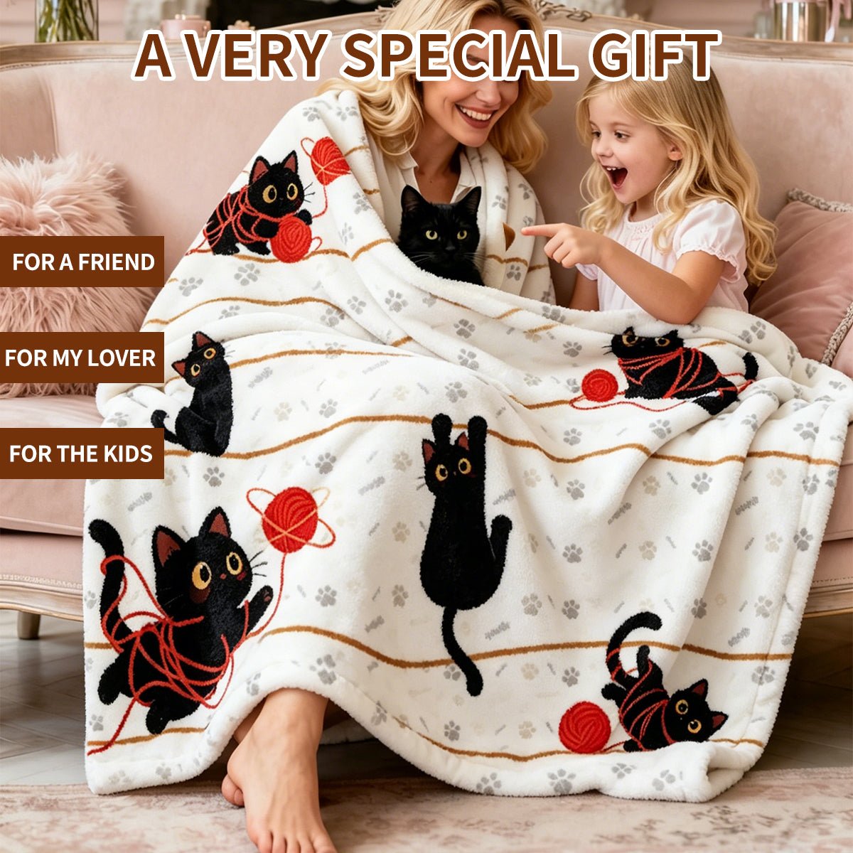 Soufamia Cozy Pet Flannel Blanket | Soft Throw for Sofas, Beds & Pets - Soufamia
