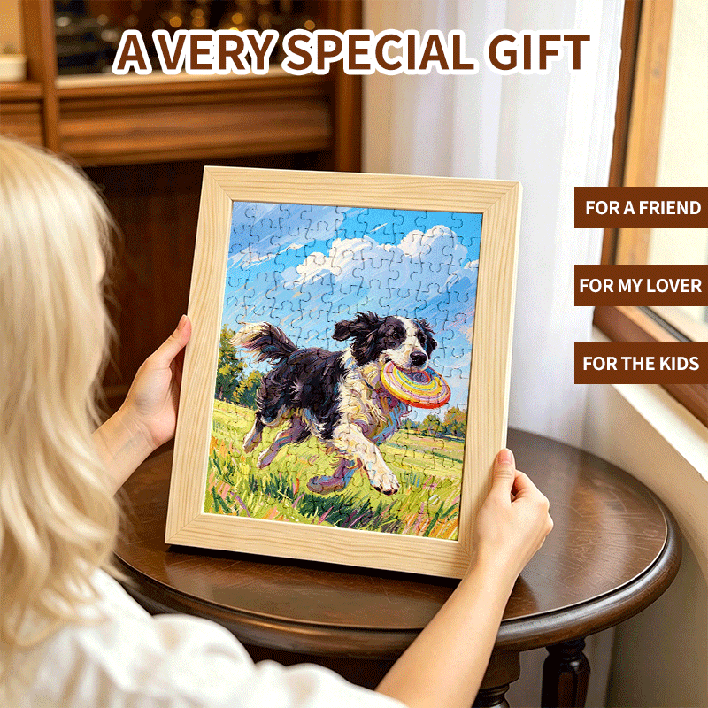 Soufamia Joyful Pet Puzzle - 80 Pieces | Bite-Sized Fun - Soufamia