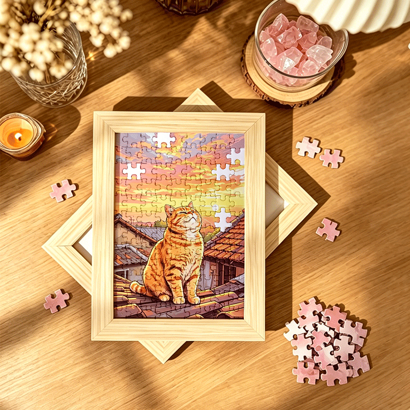 Soufamia Joyful Pet Puzzle - 80 Pieces | Bite-Sized Fun - Soufamia