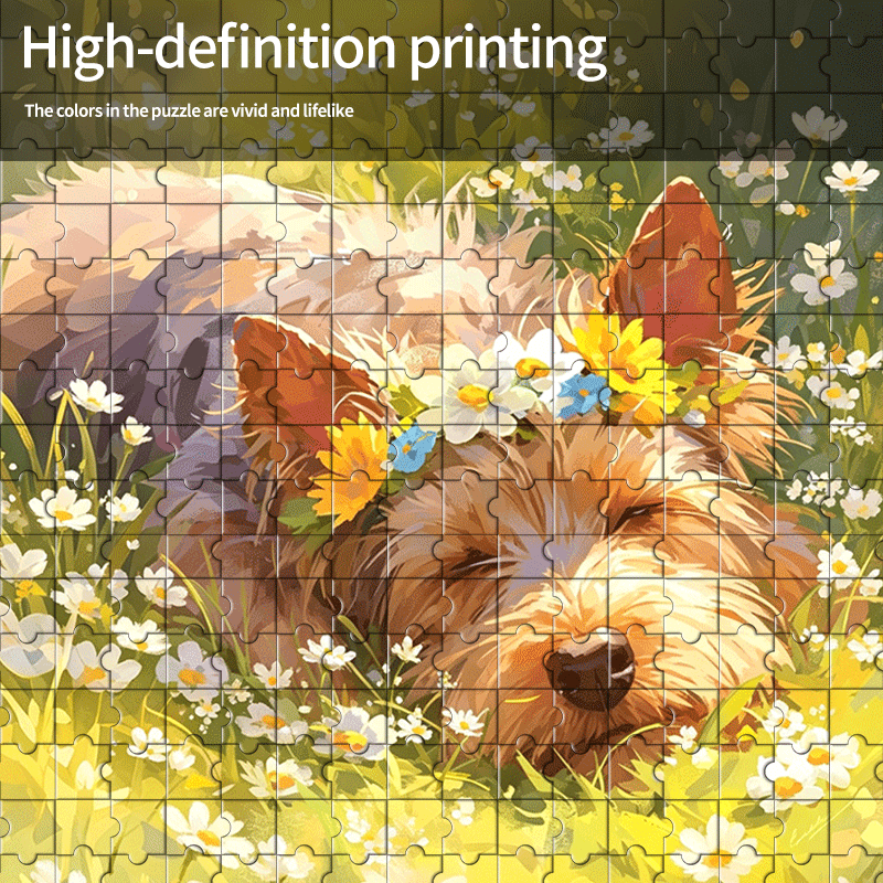 Soufamia Joyful Pet Puzzle - 80 Pieces | Bite-Sized Fun - Soufamia