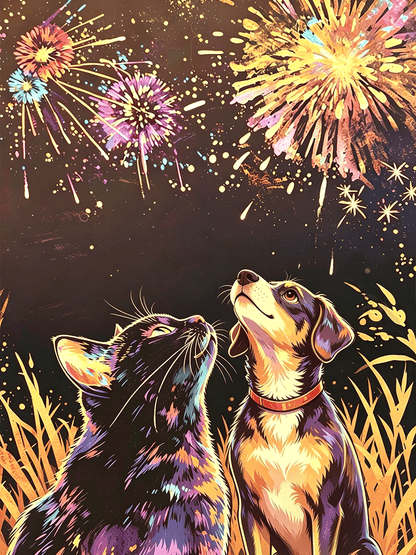 Soufamia Joyful Pet Puzzle - 80 Pieces | Bite-Sized Fun - Soufamia