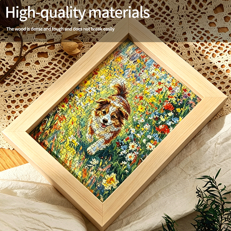 Soufamia Joyful Pet Puzzle - 80 Pieces | Bite-Sized Fun - Soufamia