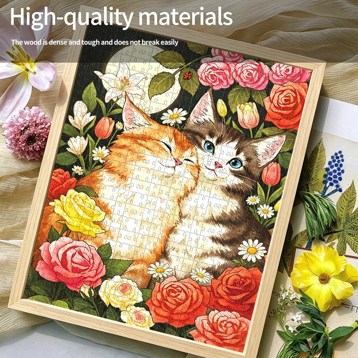 Soufamia Premium Pet Puzzle - 200 Pieces | A Relaxing Afternoon - Soufamia