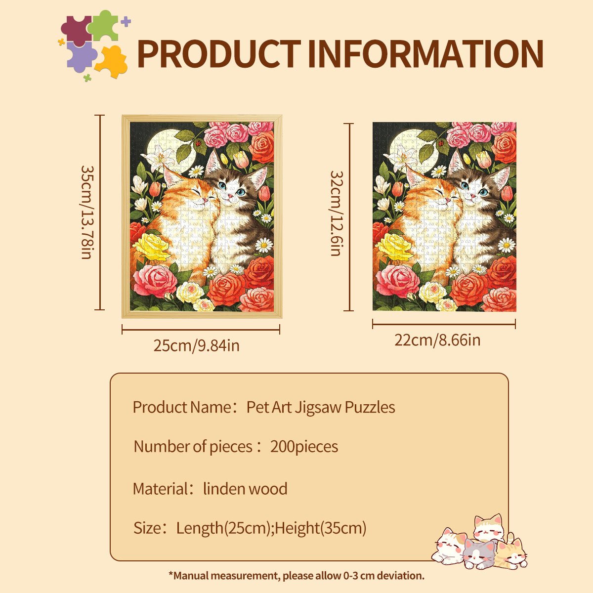 Soufamia Premium Pet Puzzle - 200 Pieces | A Relaxing Afternoon - Soufamia
