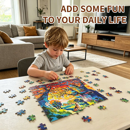 Soufamia Premium Pet Puzzle - 200 Pieces | A Relaxing Afternoon - Soufamia
