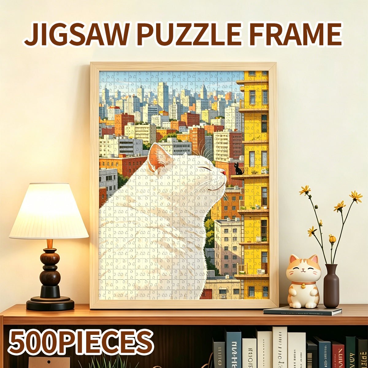 Soufamia Premium Pet Puzzle - 500 Pieces | Family Game Night - Soufamia