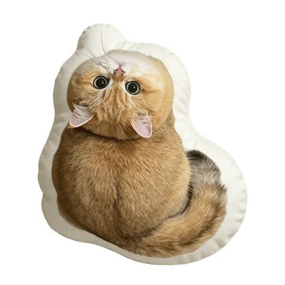 Soufamia Quirky Pet Shaped Plush Pillow | Funny Animal Cuddle Cushion - Soufamia